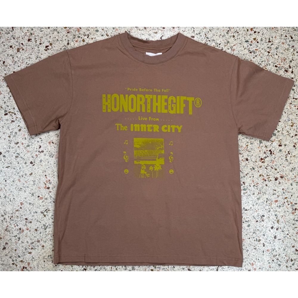 Honor The Gift Live From The Inner City Men's Short Sleeve T-Shirt Size Medium